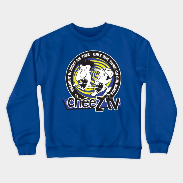 Cheez TV "Sneaking In" Crewneck Sweatshirt by Four Finger Discount